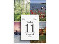 Väggplån med dagblock Årstider 2026