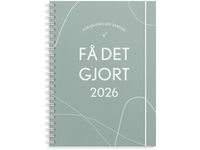 Kalender Få det gjort 2026 grön