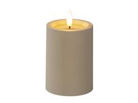 Blockljus KONSTSMIDE LEDtimer beige 10cm