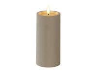 Blockljus KONSTSMIDE LEDtimer beige 15cm