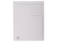 Mapp EXACOMPTA 3-kl kartong 280g A4 grå