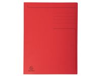 Mapp EXACOMPTA 3-kl kartong 280g A4 röd