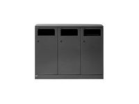 Avfallshantering BICA 3x100L grå