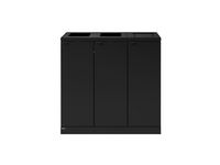 Avfallshantering BICA 3x65L kombo svart