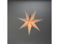 Pappersstjärna 60 cm vit