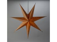 Pappersstjärna 78 cm natur