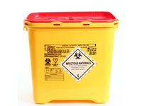 Kanylburk gul med etikett 22L (10 pack)