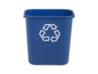 Papperskorg RUBBERMAID blå 26,6L