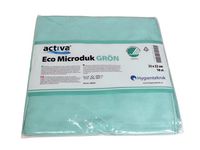 Microfiberduk ACTIVA ECO 32x32cm grön (10 pack)