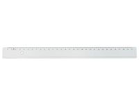 Linjal 30 cm cm/mm-gradering plast 10/fp