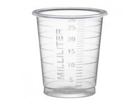 Medicinbägare Eco 30ml smal transp 90/fp