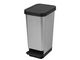 Papperskorg CEP pedal 45L svart