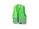 Reflexväst dragkedja Barn S grön